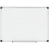 Bi-silque Porcelain Magnetic Dry Erase Board - 72" (6 ft) Width x 48" (4 ft) Height - White Porcelain Surface - Silver Aluminum Frame - Rectangle - Ho