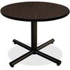 Lorell Hospitality Collection Tabletop - Round Top - 1" Table Top Thickness x 36" Table Top DiameterAssembly Required - Espresso, High Pressure Lamina