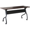 Lorell Flip Top Training Table - Rectangle Top - Four Leg Base - 4 Legs x 48" Table Top Width x 23.60" Table Top Depth - 29.50" Height x 47.25" Width 