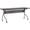 Lorell Flip Top Training Table - Rectangle Top - Four Leg Base - 4 Legs x 72" Table Top Width x 23.50" Table Top Depth - 29.50" Height x 70.88" Width 