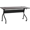 Lorell Flip Top Training Table - Rectangle Top - Four Leg Base - 4 Legs x 48" Table Top Width x 23.50" Table Top Depth - 29.50" Height x 47.25" Width 