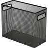 Lorell Mesh Tabletop File Hanging Folder - Black - Steel - 1 Each