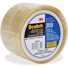 Scotch Box-Sealing Tape 355 - 54.68 yd Length x 2.83" Width - 3.5 mil Thickness - 3" Core - Rubber Resin - Polyester Backing - Moisture Resistant, Scu