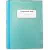 Sparco College-ruled Composition Book - 80 Sheets - Stitched - College Ruled - 15 lb Basis Weight - 9.75" x 7.5" x 10" - Blue, Green Cover - Sturdy Co