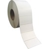 Sparco Direct Thermal Labels - 4" Width x 2" Length - Rectangle - Direct Thermal - White - 12000 Total Label(s) - 12000 / Carton - Perforated, Self-ad