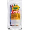 Crayola Set of Four Regular Size Crayons in Pouch - Red, Blue, Yellow, Green - 360 / Carton