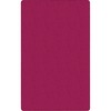 Flagship Carpets Classic Solid Color 9' Rectangle Rug - Floor Rug - Classic, Traditional - 108" Length x 72" Width - Rectangle - Cranberry - Nylon