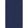 Flagship Carpets Classic Solid Color 9' Rectangle Rug - Floor Rug - Classic, Traditional - 108" Length x 72" Width - Rectangle - Navy - Nylon