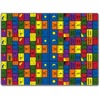 Flagship Carpets Bilingual Rug - 12 ft Length x 12 ft Width - Square - Multicolor - Nylon