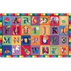 Flagship Carpets ABC Blocks Alphabet Rug - 13.16 ft Length x 10.75 ft Width - Multicolor - Nylon