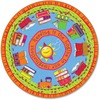 Flagship Carpets Reading Is The Engine 6' Round Rug - 72" Diameter - Circle - Multicolor