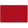 Flagship Carpets Solid Color Hashtag Rug - 99.96" Length x 72" Width - Cherry