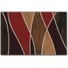 Flagship Carpets Red Waterford Design Rug - 72" Length x 48" Width - Red - Fiber, Nylon
