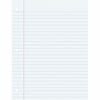 Pacon Wide Ruled Filler Paper - 100 Sheets - Wide Ruled - 0.38" Ruled - Red Margin - 3 Hole(s) - 8" x 10 1/2" - White Paper - Smooth, Punched - 100 / 