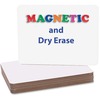 Flipside Magnetic Plain Dry Erase Board - 12" (1 ft) Width x 9" (0.8 ft) Height - White Surface - Rectangle - Magnetic - 12 / Pack