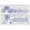 Pacon Ruled Picture Story Chart Tablet - 25 Sheets - Spiral Bound - Both Side Ruling Surface - Ruled - 1.50" Ruled - 7" Picture Story Space - 24" x 16