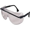 Uvex Safety Astro OTG 3001 Safety Glasses - Clear Lens - Black Frame - Scratch Resistant, Adjustable, Adjustable Temple, Comfortable, Cushioned - 1 Ea
