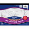Pacon Multi-Program Handwriting Tablet - 40 Sheets - Both Side Ruling Surface - Ruled - 1.13" Ruled - 10 1/2" x 8" - White Paper - Assorted Cover - Ch