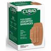 Curad Flex-Fabric Bandages - 100/Box - Tan - Fabric