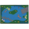 Carpets for Kids Value Line Tranquil Pond Rug - 12 ft Length x 96" Width - Rectangle - Assorted
