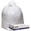 Genuine Joe Low Density White Can Liners - 56 gal Capacity - 43" Width x 47" Length - 0.90 mil (23 Micron) Thickness - Low Density - White - 100/Carto