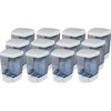 Genuine Joe Liquid Soap Dispenser - Manual - 1.44 quart Capacity - See-through Tank, Water Resistant - White - 12 / Carton