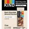 KIND Dark Chocolate Almond Coconut Nut Bars - Gluten-free, Non-GMO, Sodium-free, Cholesterol-free, Fat-free, Individually Wrapped - Dark Chocolate Alm
