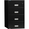 Phoenix World Class Vertical File - 4-Drawer - 16.9" x 31" x 54" - 4 x Drawer(s) for File - Letter - Vertical - Fire Resistant, Explosion Resistant, I