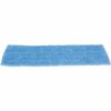 Rubbermaid Commercial Standard Microfiber Damp Mop - 5" Width x 18" Length - MicroFiber, Polyester, MicroFiber - Blue - 12 / Carton