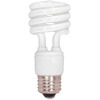 Satco T2 13-watt Mini Spiral CFL Bulb - 13 W - 60 W Incandescent Equivalent Wattage - 120 V AC - 900 lm - Spiral - T2 Size - Cool White Light Color - 