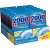 WD-40 2000 Flushes Blue/Bleach Bowl Cleaner Tablets - Concentrate - 3.50 oz (0.22 lb) - 12 / Carton - Antibacterial, Deodorant - Blue