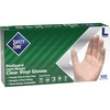Safety Zone Powder Free Clear Vinyl Gloves - Large Size - Clear - Latex-free, DEHP-free, DINP-free, PFAS-free, Comfortable, Silicone-free - For Janito