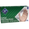 Safety Zone 3 mil General-purpose Vinyl Gloves - Small Size - Clear - Latex-free, Comfortable, Silicone-free, Allergen-free, DINP-free, DEHP-free - Fo