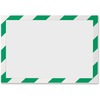 DURABLE&reg; DURAFRAME&reg; SECURITY Self-Adhesive Magnetic Letter Sign Holder - Holds Letter-Size 8-1/2" x 11" , Green/White, 2 Pack