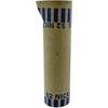PAP-R Tubular Coin Wrap - 5¢ Denomination - Durable, Burst Resistant, Crimped, Pre-formed - 57 lb Basis Weight - Paper - Blue - 1000 / Box