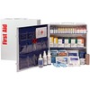 First Aid Only 3-Shelf First Aid Cabinet with Medications - ANSI Compliant - 675 x Piece(s) For 100 x Individual(s) - 15.5" Height x 17" Width x 5.8" 