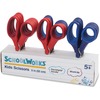 Fiskars Schoolworks 5" Kids Scissors Classpack - 5" Overall Length - Left/Right - Stainless Steel - Blunted Tip - Assorted - 12 / Set