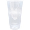 Genuine Joe 20 oz Transparent Beverage Cups - 50 / Bag - 12 / Carton - Clear - Plastic - Beverage, Picnic, Company, Event
