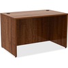Lorell Essentials Series Rectangular Desk Shell - 48" x 30"29.5" , 0.1" Edge - Material: Metal - Finish: Walnut, Laminate