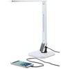 Lorell Smart LED Desk Lamp - LED - White - Desk Mountable - for Desk, Table
