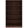 Lorell Laminate Bookcase - 0.8" Shelf, 36" x 12"60" - 5 Shelve(s) - 4 Adjustable Shelf(ves) - Square Edge - Material: Thermofused Laminate (TFL) - Fin