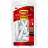 Command Large Utility Hook Mega Pack - 14 Hooks - 14 Large Hook - 5 lb (2.27 kg) Capacity - for Multipurpose, Paint, Wood, Tile - Plastic - White - 14