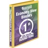 Samsill Economy 1" Round-Ring View Binder - 1" Binder Capacity - 200 Sheet Capacity - Round Ring Fastener(s) - Inside Front & Back Pocket(s) - Board, 