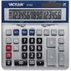 Victor 16-Digit Desktop Calculator - Extra Large Display, Angled Display, 3-Key Memory, Automatic Power Down, Dual Power, Battery Backup, Independent 