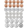 Ashley US Coin Money Set Die-cut Magnets - Theme/Subject: Learning - Skill Learning: Visual - 1 / Set