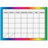 Ashley 1-month Dry Erase Magnetic Calendar - Academic - Monthly - 8 1/2" x 11" Sheet Size - Multicolor - Write on/Wipe off, Dry Erase Surface, Magneti