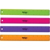 Officemate Flexible Rulers - 12" Length 1.3" Width - Imperial, Metric Measuring System - Plastic - 12 / Pack - Assorted