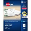 Avery&reg; Sure Feed Postcards - 97 Brightness - 6" x 4" - Matte - 100 / Box - Perforated, Heavyweight, Rounded Corner, Print-to-the-edge, Recyclable 