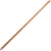 Rubbermaid Commercial Lacquered Wood Broom Handle - 60" Length - 1.30" Diameter - Natural - Lacquered Wood - 1 Each