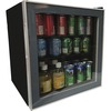 Avanti 1.6 cubic foot Beverage Cooler - 1.60 ft³ - Reversible - 1.60 ft³ Net Refrigerator Capacity - 120 V AC - 265 kWh per Year - Black - Freestandin